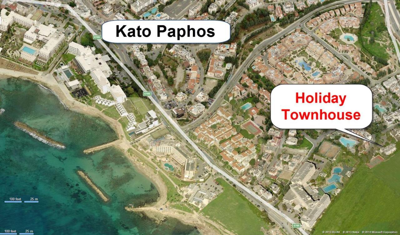 2 Bedroom Townhouse, Close To Paphos Harbour, Use Of Onsite Facilities Екстер'єр фото